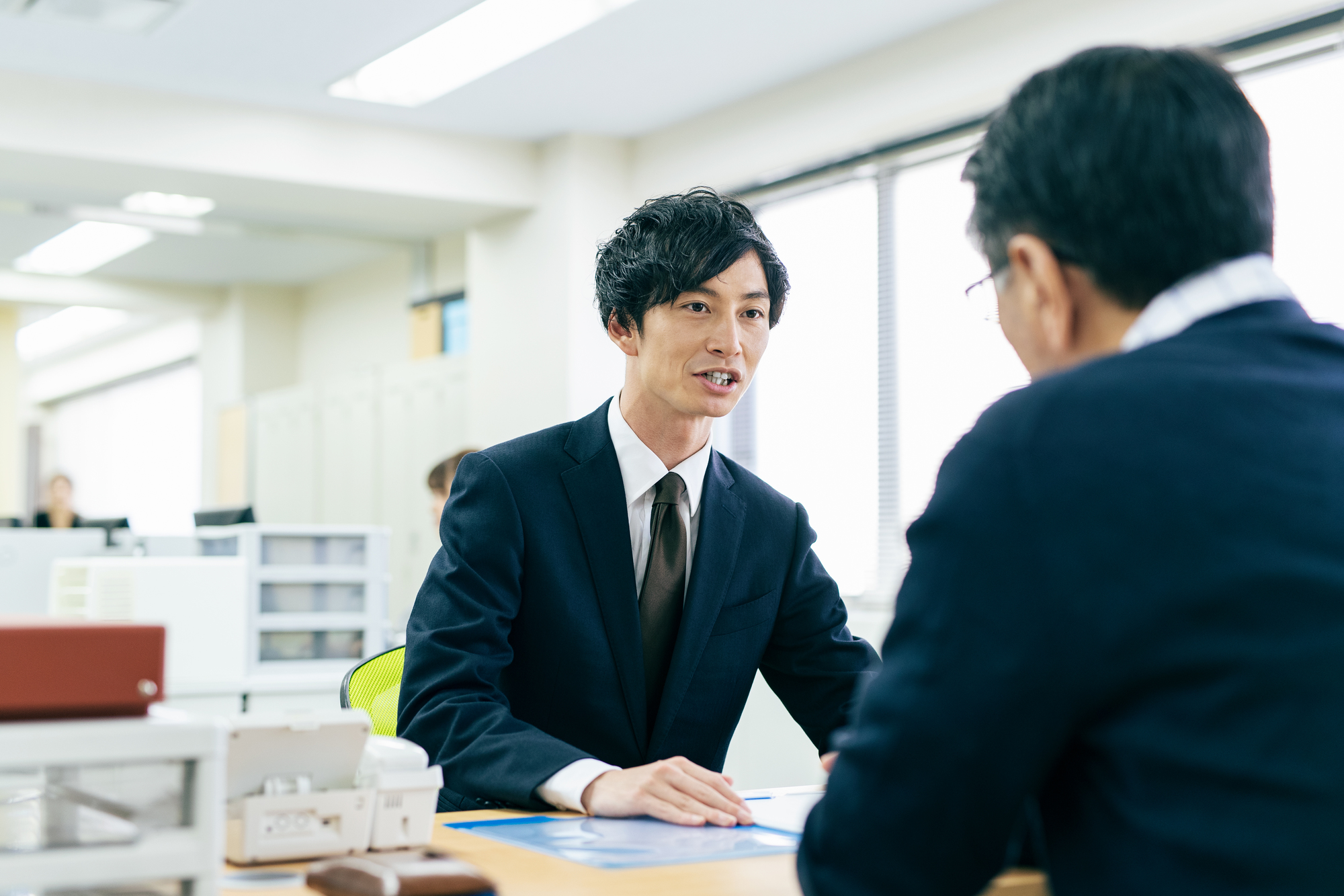 申請延長手続きの様子