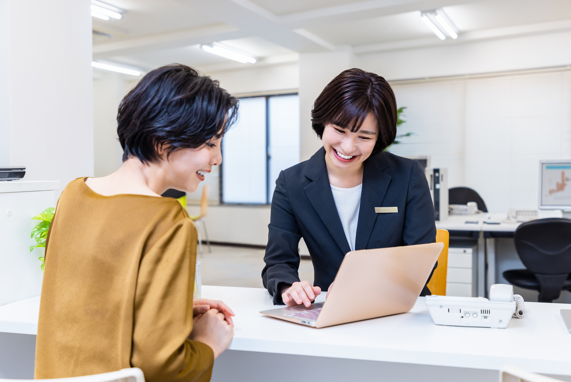 傷病手当金受給の相談窓口の様子