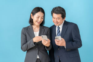 男女のビジネスマン